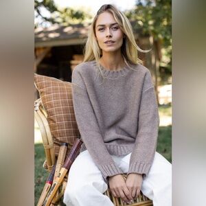 Marea by Liz Joy Mocha Winter Beach Sweater